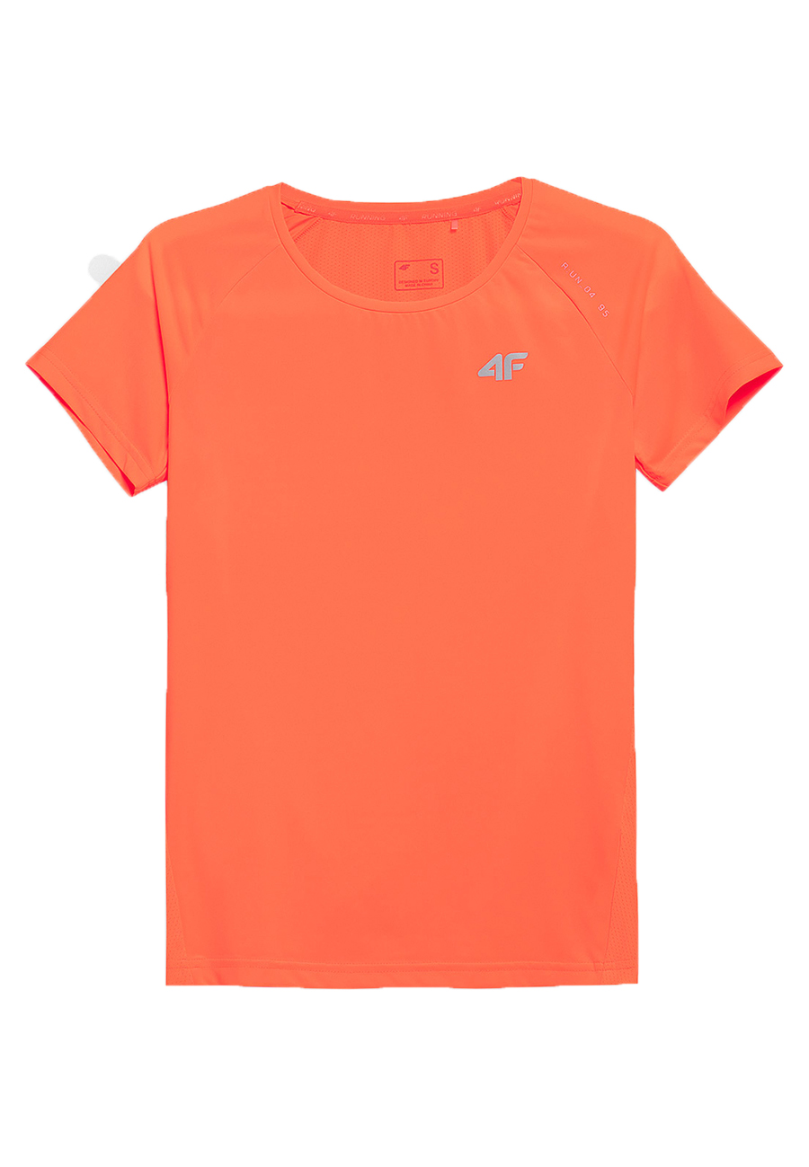 4F Damen Trainings Funktionsshirt Quick-Drying H4Z21-TSDF010 neon orange