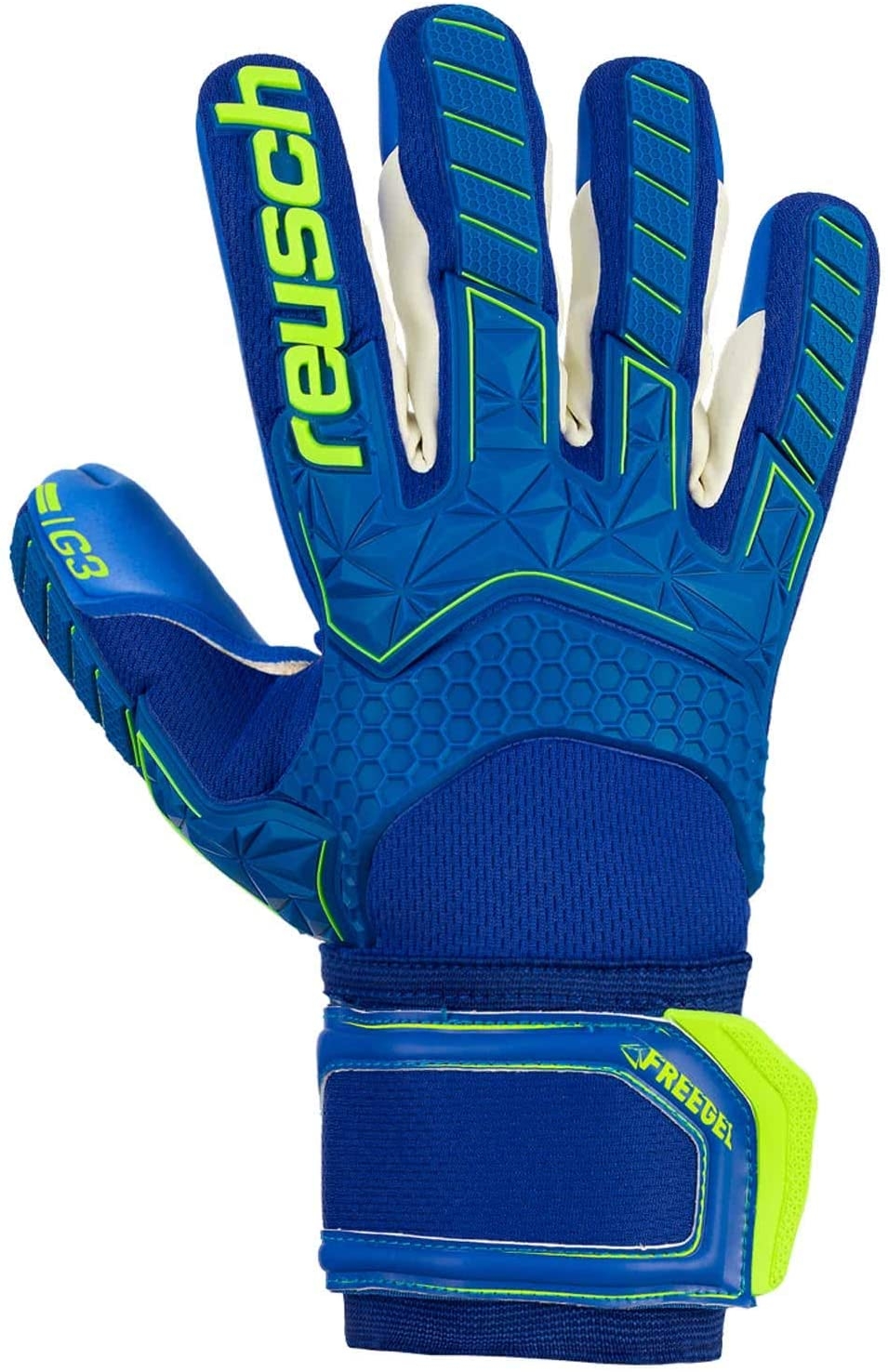 Reusch Attrakt Freegel G3 Fingersafe TW-Handschuh 5070930 gelb blau