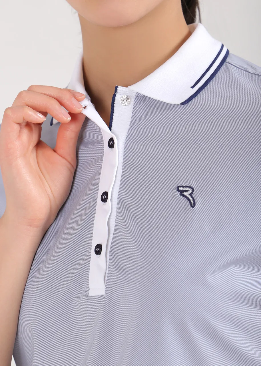 Chervo Damen Golf Poloshirt ANTONINA 64902 dunkelblau
