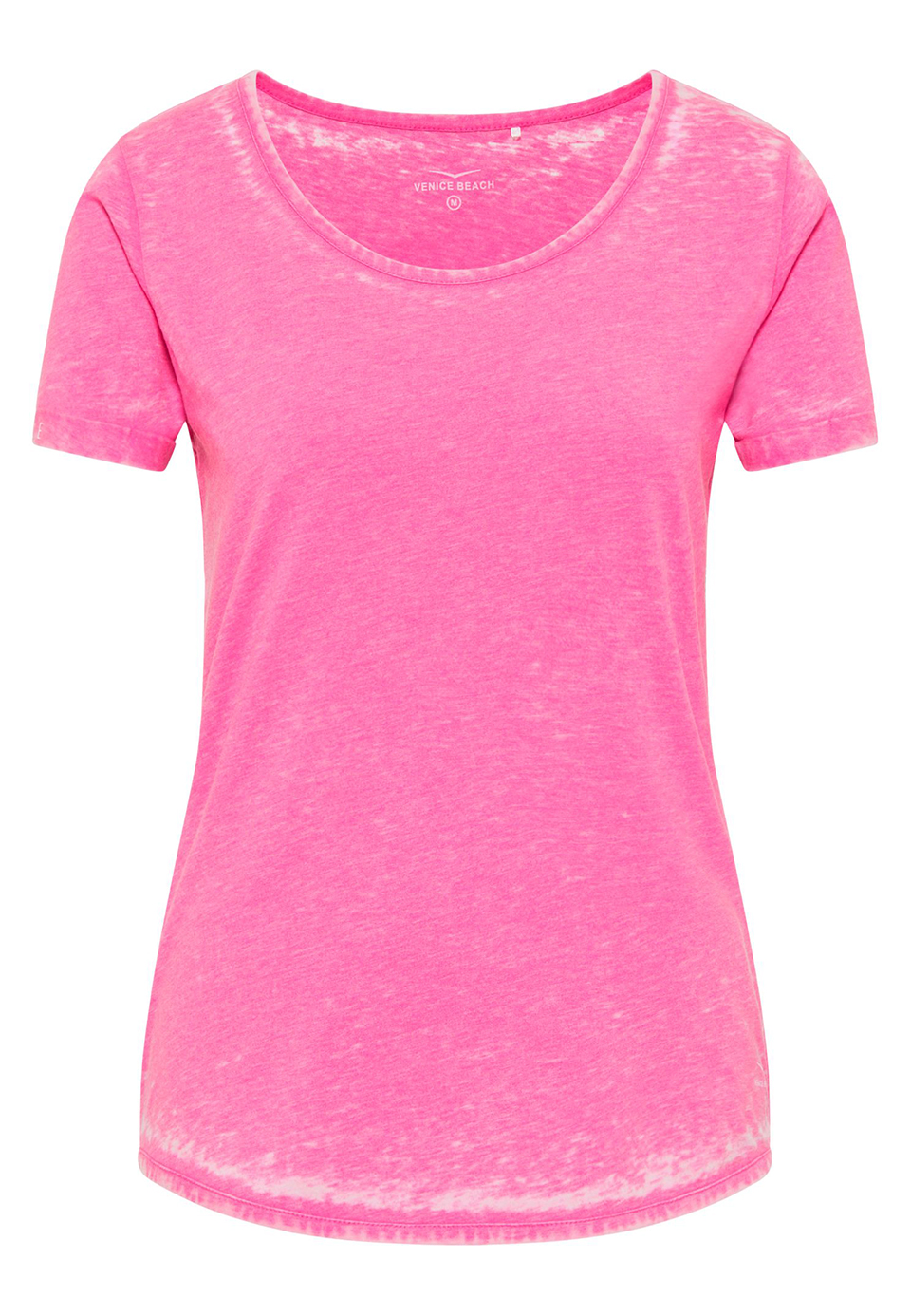 Venice Bach Damen FAYZA T-Shirt Casual Shirt im Ausbrenner-Look 15937 pink