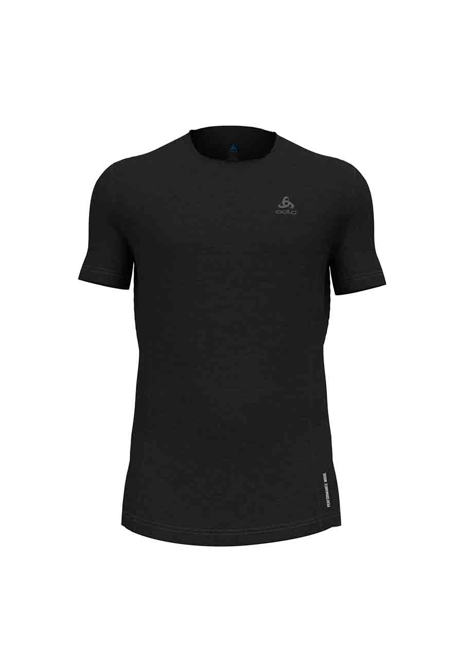 Odlo Herren Natural Performance Wool 130 Base-Layer-T-Shirt 111232 schwarz