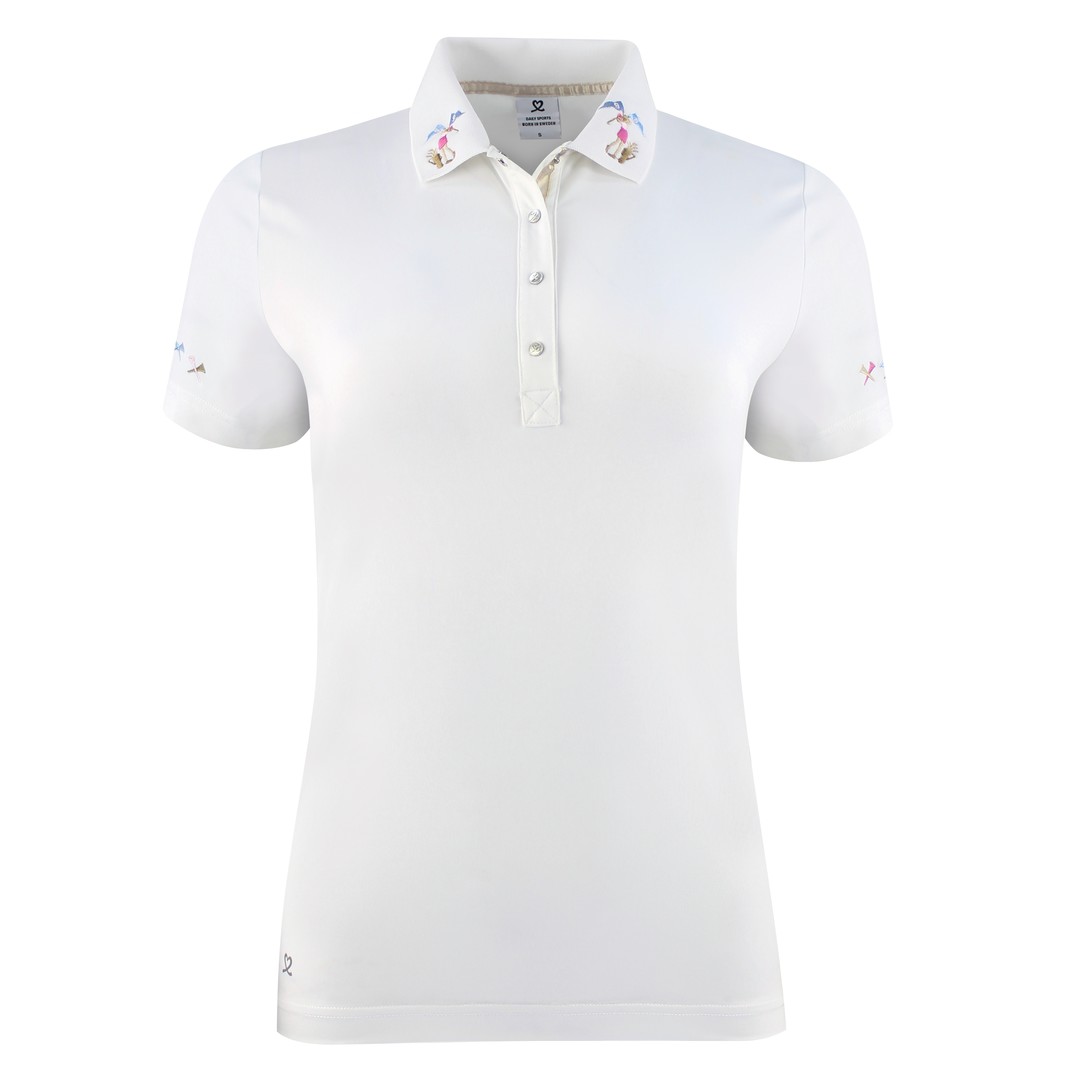 DAILY SPORTS Damen Selma SS Polo shirt 243/140 white