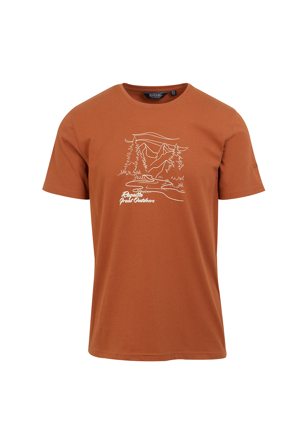 Regatta Herren Cline VIII Baumwoll T-Shirt mit Grafikprint RMT284