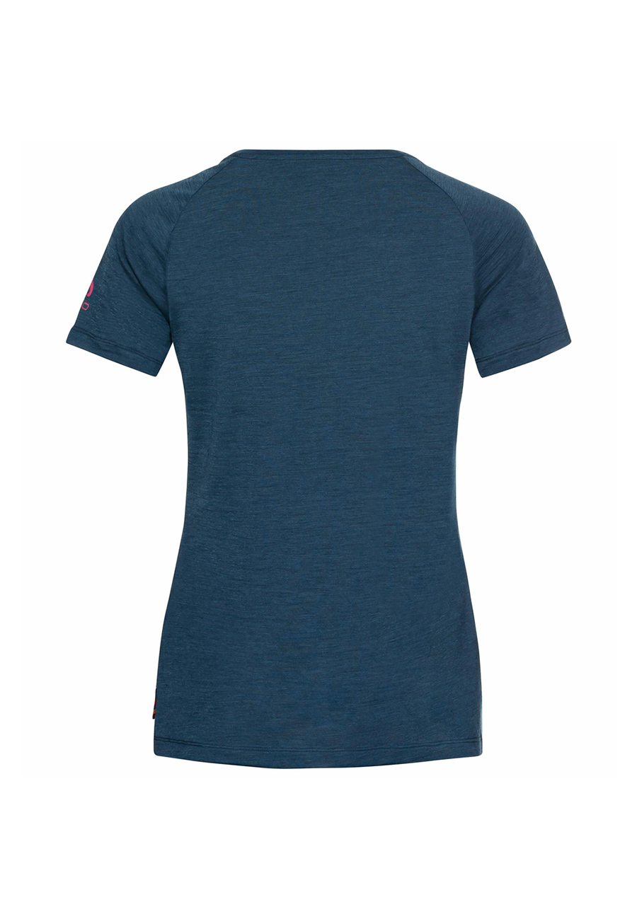 Odlo Damen Concord T-Shirt mit Saison-Print 551221 blau