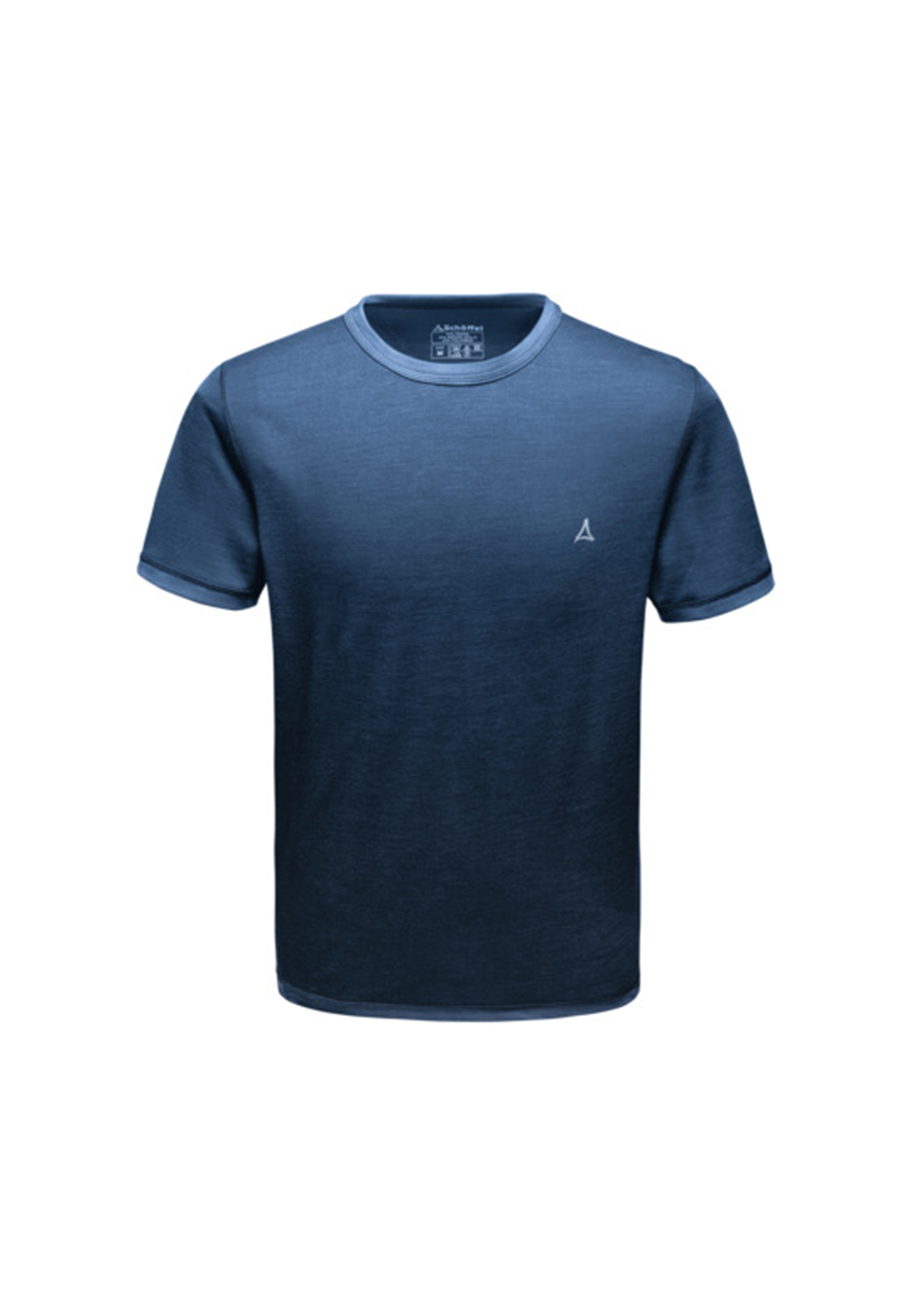 Schöffel Merino Sport Shirt Herren 1/2 Arm 21430 blau