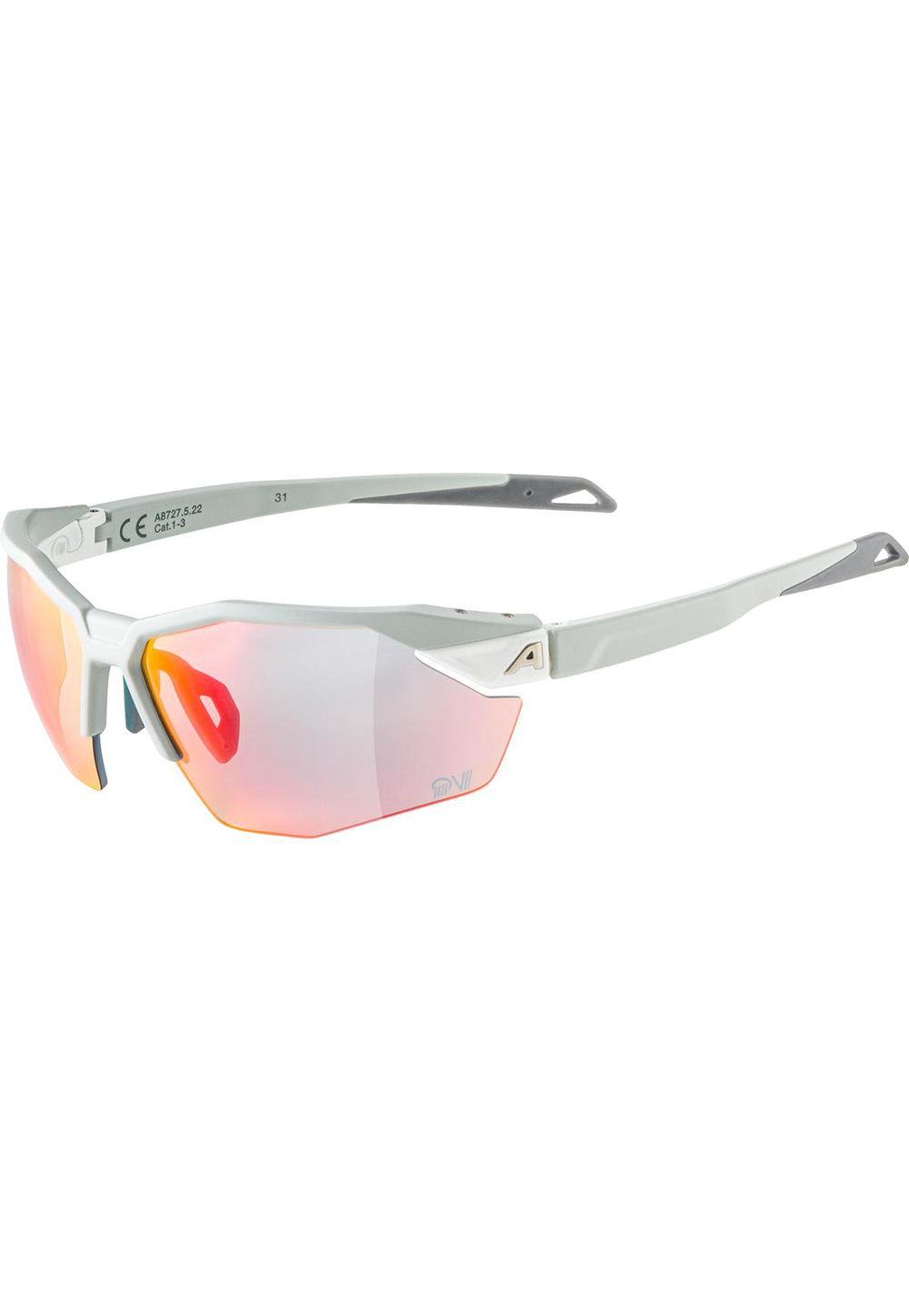 Alpina Sportbrille TWIST SIX S HR QV A8727.5.11 white matt